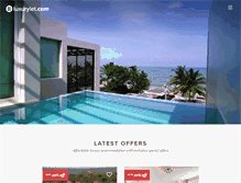 Tablet Screenshot of luxurylet.com